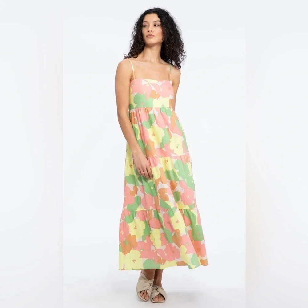Social Standard By Sanctuary Smocked Back In Fiesta Floral Summer Dress